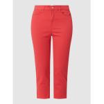Reduzierte Hellrote Brax Mary Capri-Jeans aus Baumwollmischung für Damen Größe L 