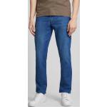 Marineblaue Brax Cadiz Slim Fit Jeans aus Baumwollmischung für Herren Größe XXL Weite 32, Länge 30 