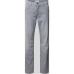 Silberne Brax Cadiz Slim Fit Jeans aus Baumwollmischung für Herren Weite 33, Länge 32 