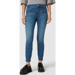Blaue Brax Ana Slim Fit Jeans mit Reißverschluss aus Baumwollmischung für Damen Größe XS 