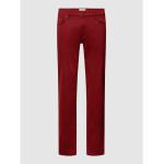 Rote Brax Cadiz Chino mit Reißverschluss aus Baumwollmischung für Herren Größe XXL Weite 34, Länge 30 