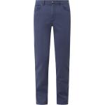 Blaue Brax Cadiz 5-Pocket Hosen aus Baumwolle für Herren Größe XXL Weite 32, Länge 30 