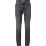 Reduzierte Hellgraue Brax Cadiz Straight Leg Jeans mit Reißverschluss aus Baumwollmischung für Herren Weite 38, Länge 32 