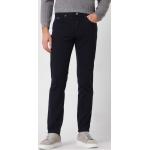 Dunkelblaue Brax Cadiz Straight Leg Jeans mit Reißverschluss aus Baumwollmischung für Herren Größe XXL Weite 31, Länge 32 