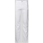 Weiße Brax Cadiz Straight Leg Jeans mit Reißverschluss aus Baumwollmischung für Herren Weite 36, Länge 32 