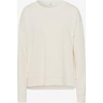 Weiße Casual Brax Rundhals-Ausschnitt Damensweatshirts Größe S 