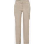 Beige Brax Maron Slim Fit Jeans mit Reißverschluss aus Denim für Damen Größe L Weite 44 