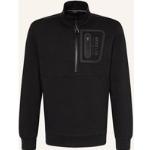 Reduzierte Schwarze Brax Stehkragen Herrensweatshirts mit Reißverschluss Größe XXL - versandkostenfrei 