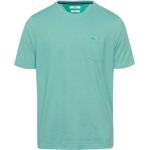 Reduzierte Unifarbene Brax Rundhals-Ausschnitt Shirts mit Tasche aus Baumwolle für Herren Größe XXL 