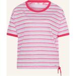 Rosa Sportliche Brax T-Shirts aus Leinen für Damen Größe M 