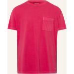 Rote Brax Shirts mit Tasche aus Jersey für Herren Größe 3 XL 