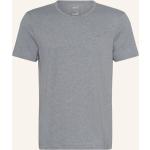 Hellgraue Casual Brax T-Shirts aus Jersey für Herren Größe 4 XL 