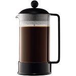 Reduzierte Schwarze Bodum Brazil Kaffeekannen 1l aus Glas 