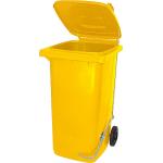 Gelbe Mülltonnen 101l - 200l verzinkt aus HDPE 