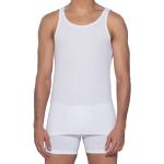 Weiße Sportliche Bread & Boxers Nachhaltige Herrenträgerhemden & Herrenachselhemden aus Baumwolle enganliegend Größe XL für den für den Sommer 