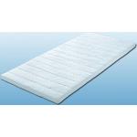 Weiße Allergiker Breckle Viscoelastische Matratzenauflagen aus Textil 80x200 