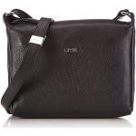 BREE Nola 2, black, ladies' handbag grained 206900002 Damen Henkeltaschen 26x7x20 cm (B x H x T), Schwarz (black 900)