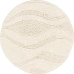 Weiße Rugvista Runde Runde Badteppiche 70 cm 