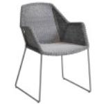Hellgraue Moderne Cane-Line Breeze Designer Stühle gepolstert 2-teilig 
