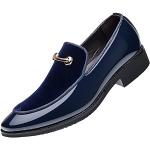 Blaue Reitstiefeletten & Reitschuhe mit Schnürsenkel in Breitweite aus Veloursleder leicht für Herren Größe 45 für den für den Sommer 