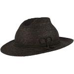 Schwarze Panamahüte aus Stroh für Herren Größe S für den für den Sommer 