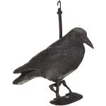 Schwarze 38 cm Unimet Deko-Vögel für den Garten aus Kunststoff 