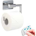 bremermann Bad-Serie Lucente Tape - Toilettenpapierhalter, Papierrollenhalter selbstklebend Edelstahl, verchromt - kein Bohren 3M Klebebefestigung