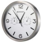 BRESSER MyTime DCF Thermo-/ Hygro- Wanduhr 25cm (weiss)