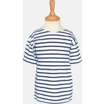 Bretonisches Kinder T-Shirt - weiss/blaugestreift