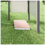 Rechteckige Gartenduschen & Outdoor-Duschen aus Holz mit Bodenplatte 