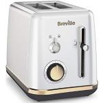 Reduzierte Silberne Moderne Breville Toaster mit Brötchenaufsatz 