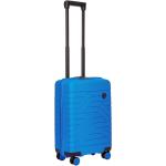 Blaue Bric's Koffer mit Reißverschluss aus Kunstfaser 