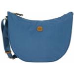Marineblaue Bric's X-Bag Ledertaschen mit Reißverschluss aus Kunstfaser für Damen 