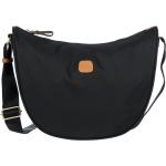 Schwarze Bric's X-Bag Lederhandtaschen mit Reißverschluss aus Leder Klein 