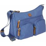 Marineblaue Bric's X-Bag Schultertaschen & Shoulderbags mit Reißverschluss 