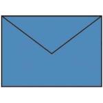 Stahlblaue Rössler Papier Briefumschläge & Briefkuverts DIN B6 