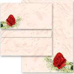 Rosa Paper-Media Designpapier mit Blumenmotiv DIN A4, 90g, 100 Blatt aus Papier 