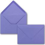 Reduzierte Violette Weihnachtskarten DIN C5 aus Papier 25-teilig 