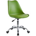 Reduzierte Grüne Moderne Ergonomische Bürostühle & orthopädische Bürostühle  aus Kunstleder 