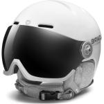 BRIKO Ski- und Snowboardhelm BLENDA VISOR - Da., A17 matt white (L (58-60 cm))