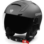 Briko (ZIOIO) Stromboli 1V, Helmets Unisex – Adult, 929MATT Shiny Grey, S