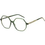 Dunkelgrüne Gestreifte HUGO BOSS BOSS Brillenfassungen für Damen 