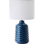 Blaue Nachttischlampen & Nachttischleuchten aus Keramik E14 