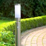 Reduzierte Silberne Landhausstil Brilliant Runde Außenwandleuchten & Außenwandlampen aus Kunststoff 
