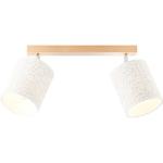 Weiße Brilliant Deckenstrahler & LED Deckenstrahler aus Holz schwenkbar E27 
