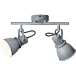 Graue Brilliant Deckenstrahler & LED Deckenstrahler aus Beton schwenkbar E14 