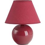Reduzierte Rote Brilliant Tischlampen & Tischleuchten aus Keramik 