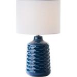 Blaue Brilliant Nachttischlampen & Nachttischleuchten aus Keramik 