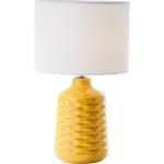 Gelbe Brilliant Nachttischlampen & Nachttischleuchten aus Keramik 