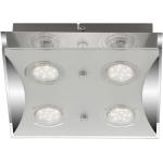 Silberne Briloner Flash LED-Deckenleuchten GU10 